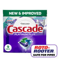 Platinum Plus Dishwasher Pods, Dishwasher Detergent, Dish Detergent Soap, Mountain, 9 Count