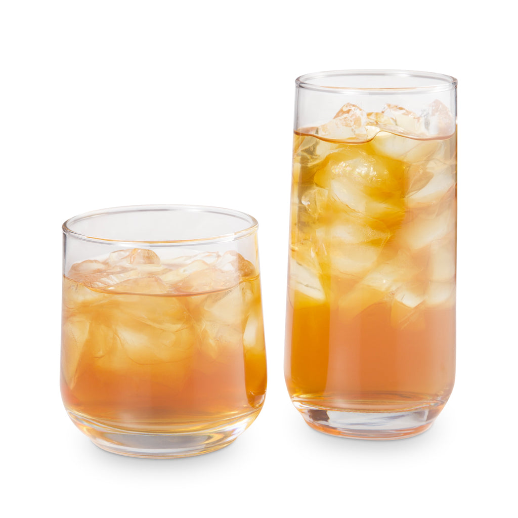 Better Homes &amp; Gardens Josie Glass Drinkware, Set of 16
