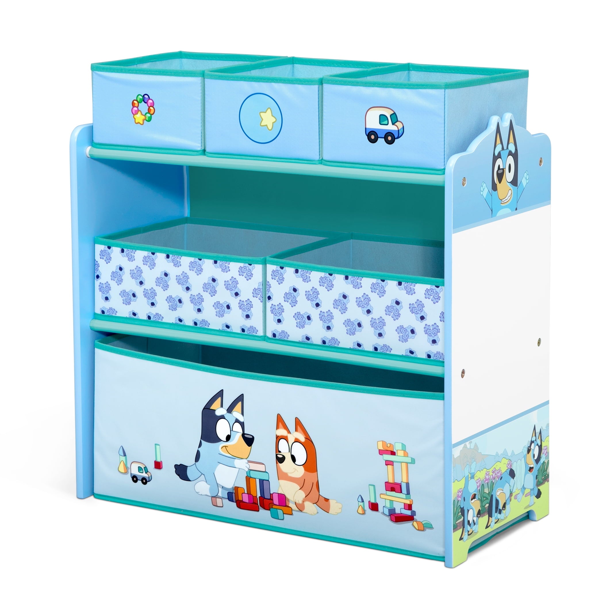 Design and Store 6 Bin Toy Storage Organizer by
