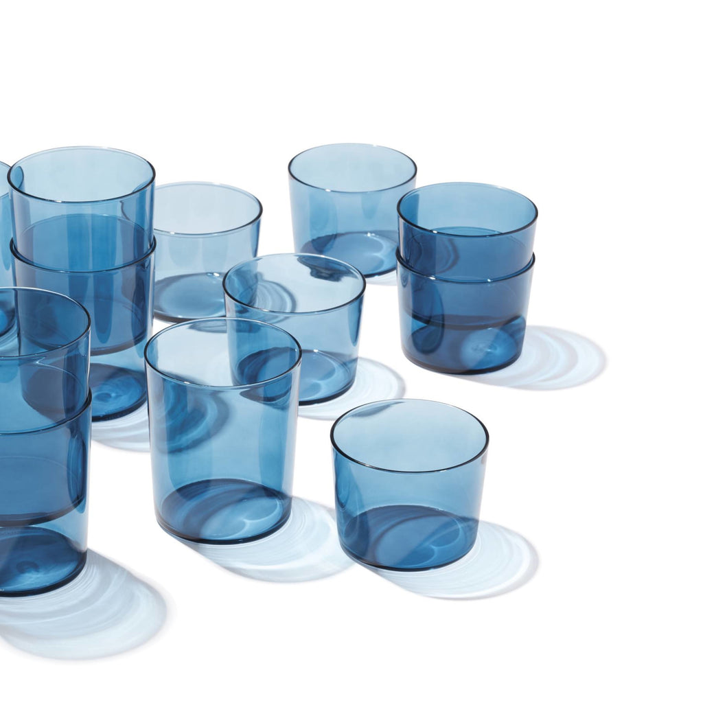 Entertain 365 12-Piece Clear Glass Stackables Drinkware Set