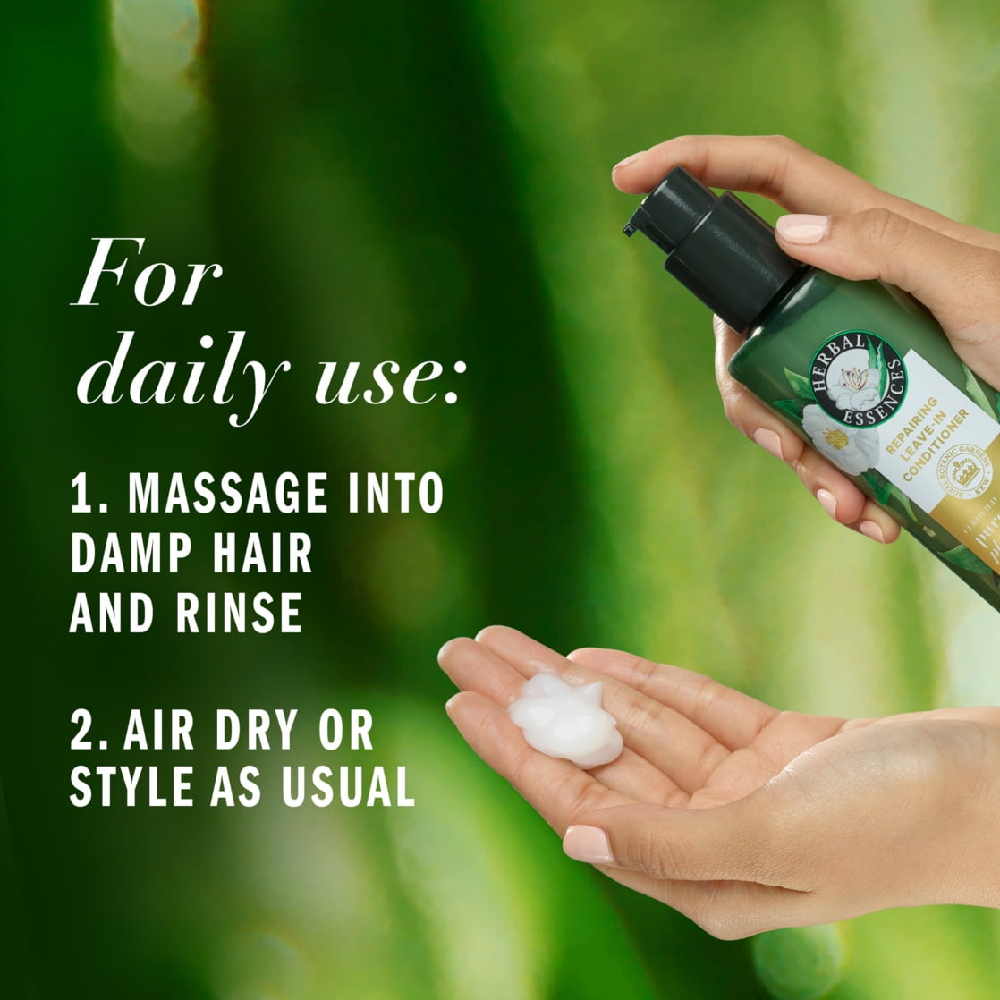 Leave in Conditioner, Aloe and Camellia Flower Oil, Certified Pure Plants, 7.6 fl oz