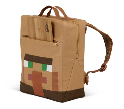 MINECRAFT BACKPACK COOLERS INSULATED LUNCH COOLER BAG - VILLAGER