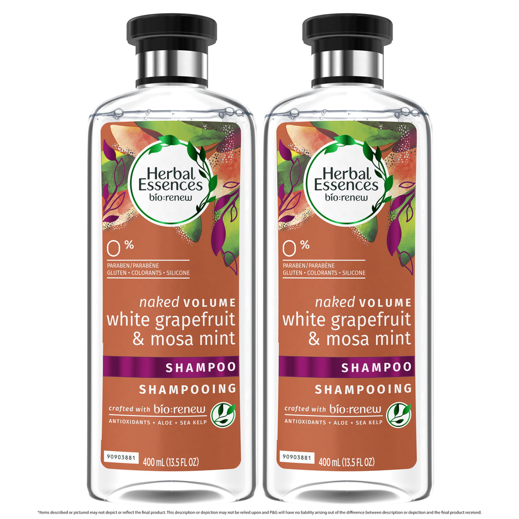 Bio:renew Volume Shampoo, White Grapefruit &amp; Mosa Mint, 2 Pk, 13.5 Fl Oz