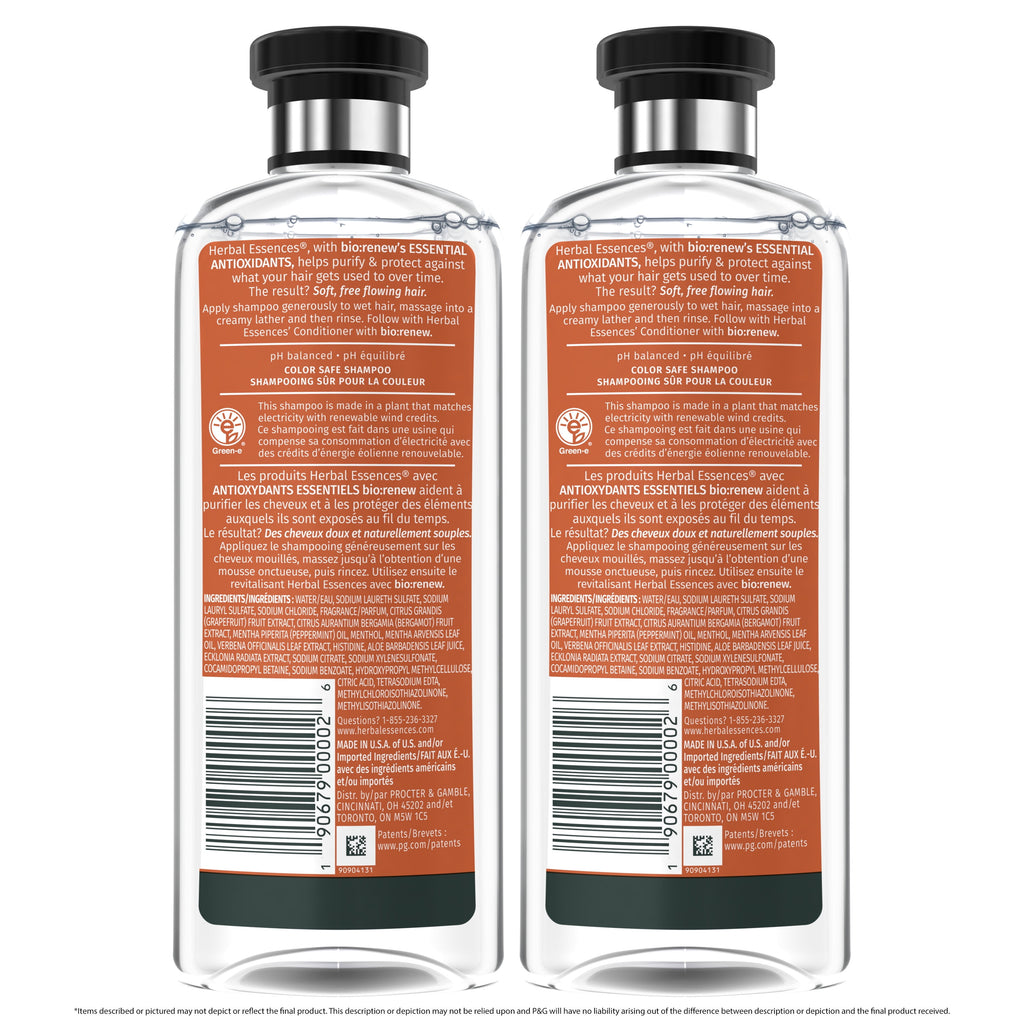 Bio:renew Volume Shampoo, White Grapefruit &amp; Mosa Mint, 2 Pk, 13.5 Fl Oz