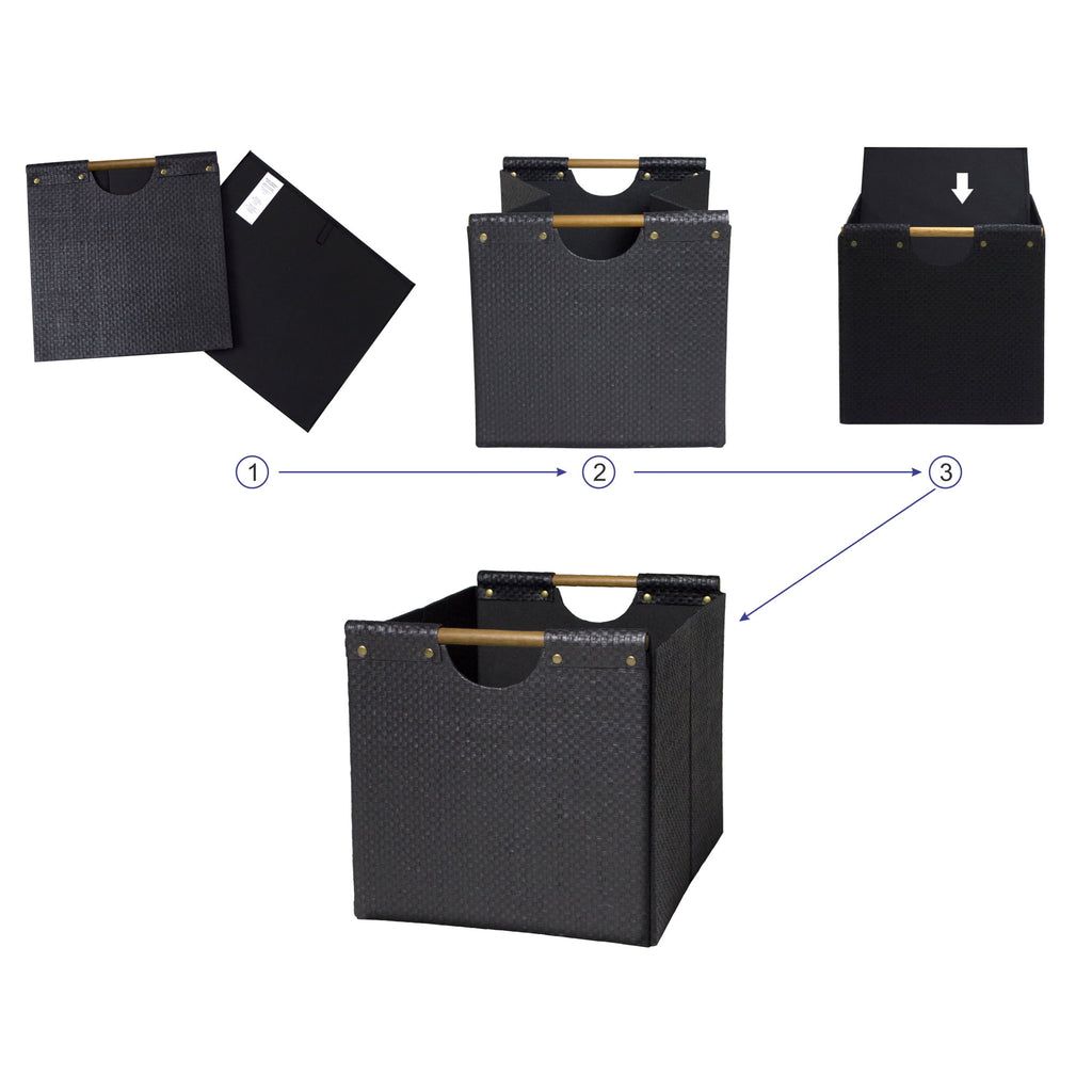 Better Homes &amp; Gardens Collapsible Fabric Cube Storage Bin, Vanilla