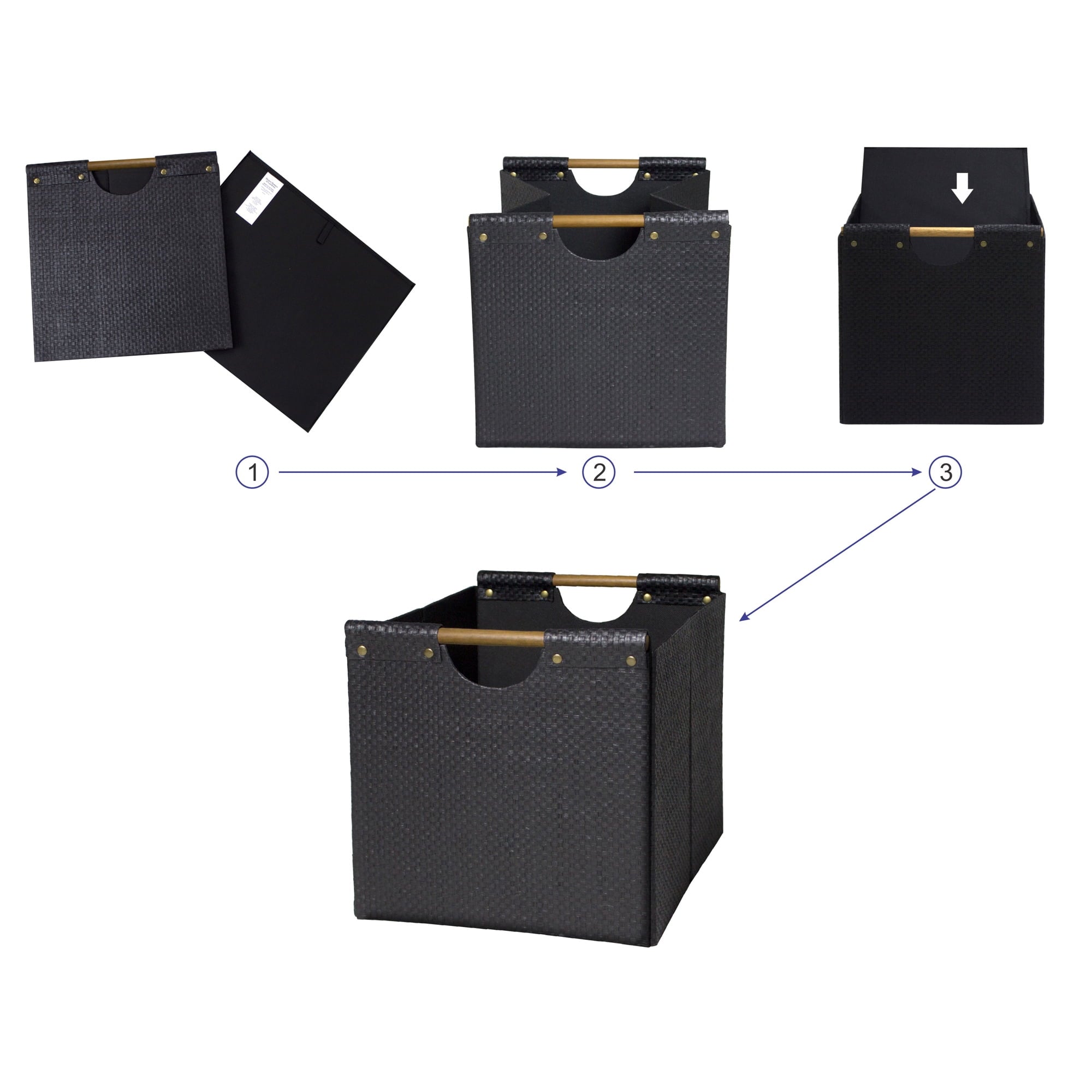 Better Homes &amp; Gardens Collapsible Fabric Cube Storage Bin, Vanilla