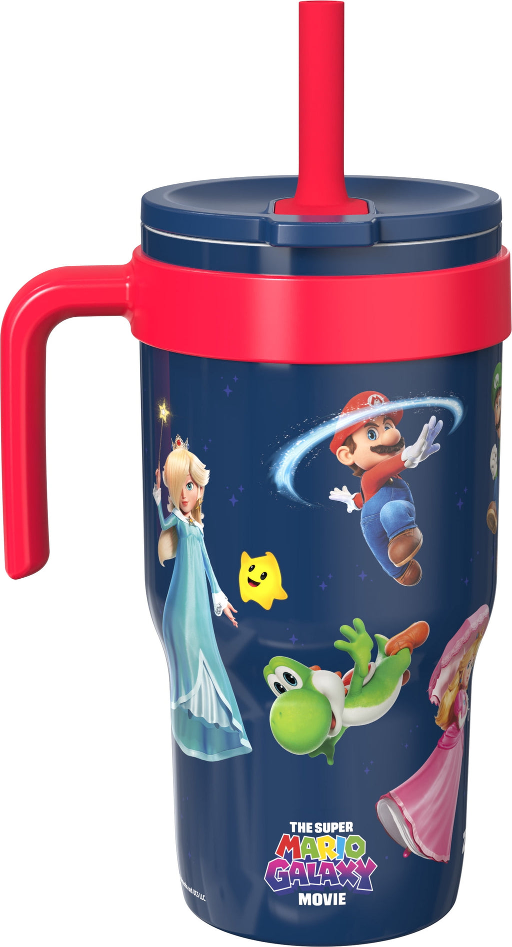 18oz Stitch Kids Straw Handle Tumbler