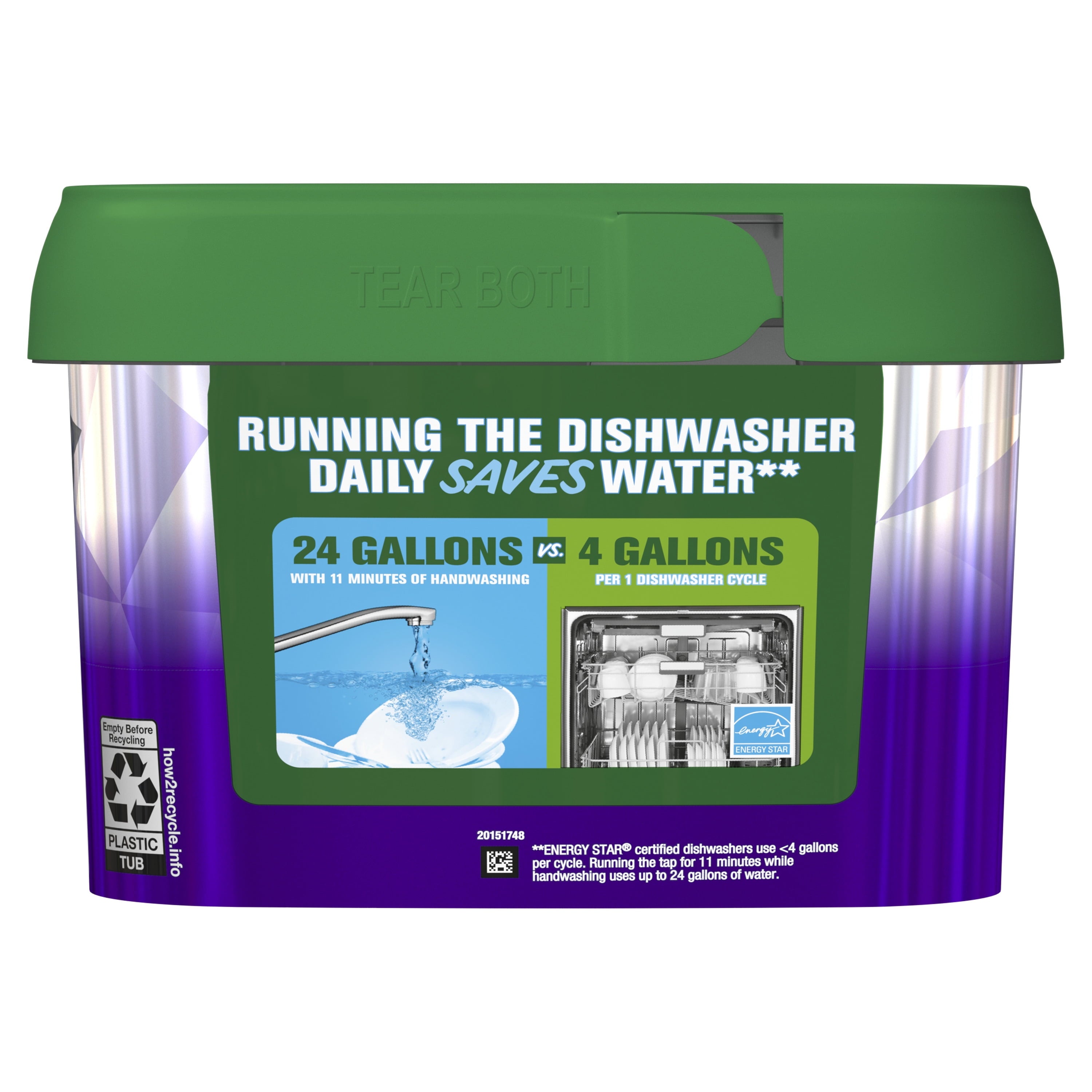 Platinum Plus Dishwasher Detergent Pacs, Fresh, 36 Count