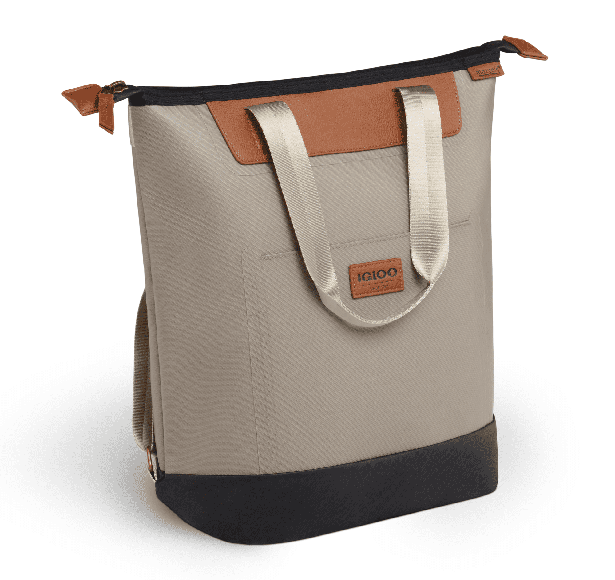 Aura Tote Backpack Soft Sided 16 cans Cooler, Light Green