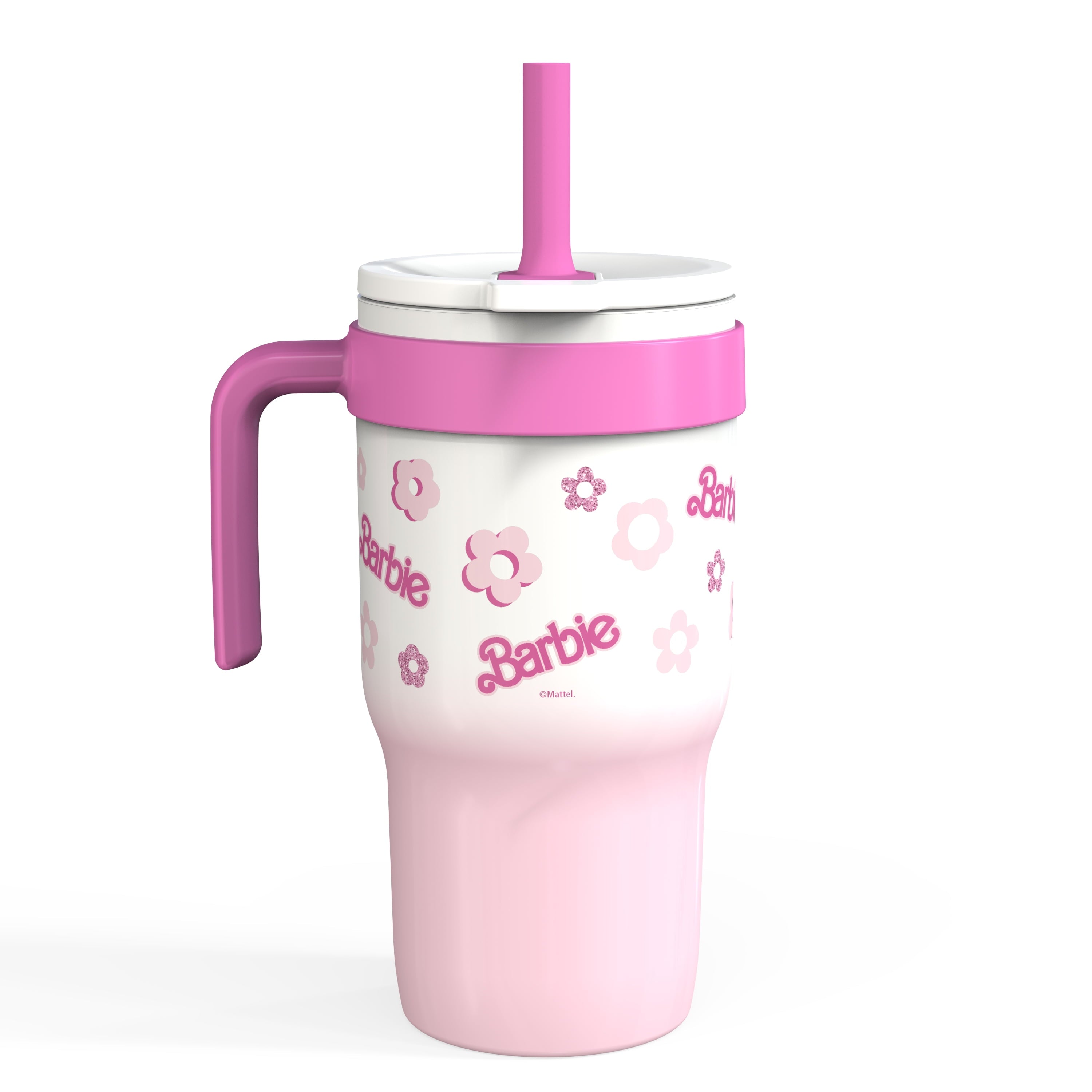 18oz Stitch Kids Straw Handle Tumbler