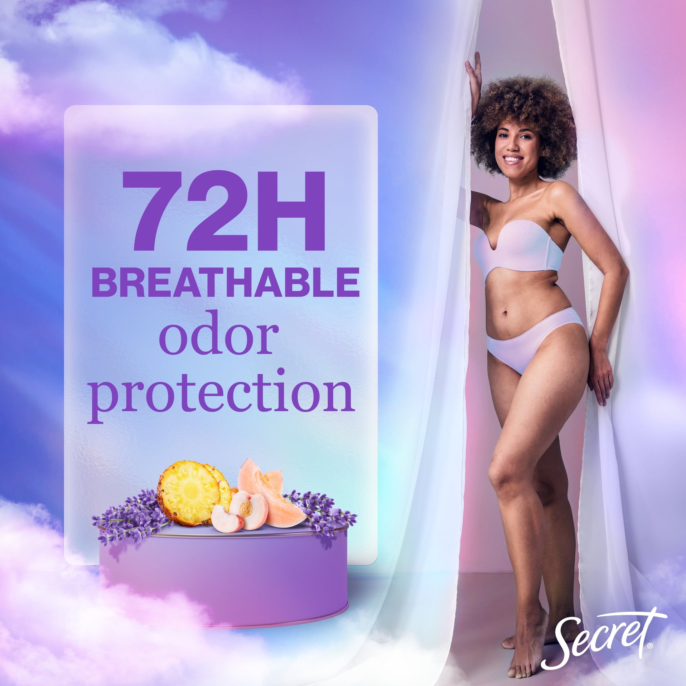 Fresh Clear Gel Antiperspirant and Deodorant for Women, Relaxing Lavender, 3 Pack, 3 x 2.6 oz