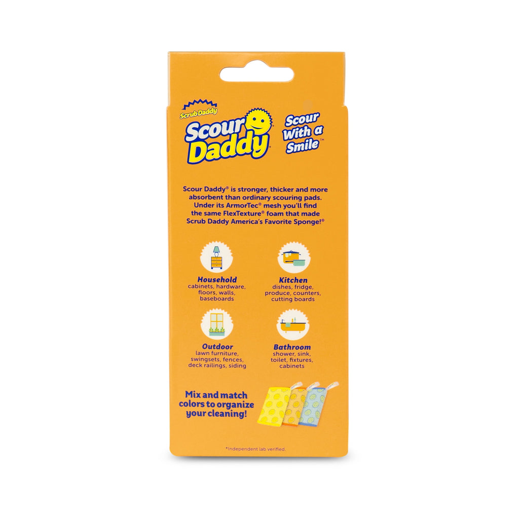 Scour Daddy Non-Scratch Scour Pads, 3 Count