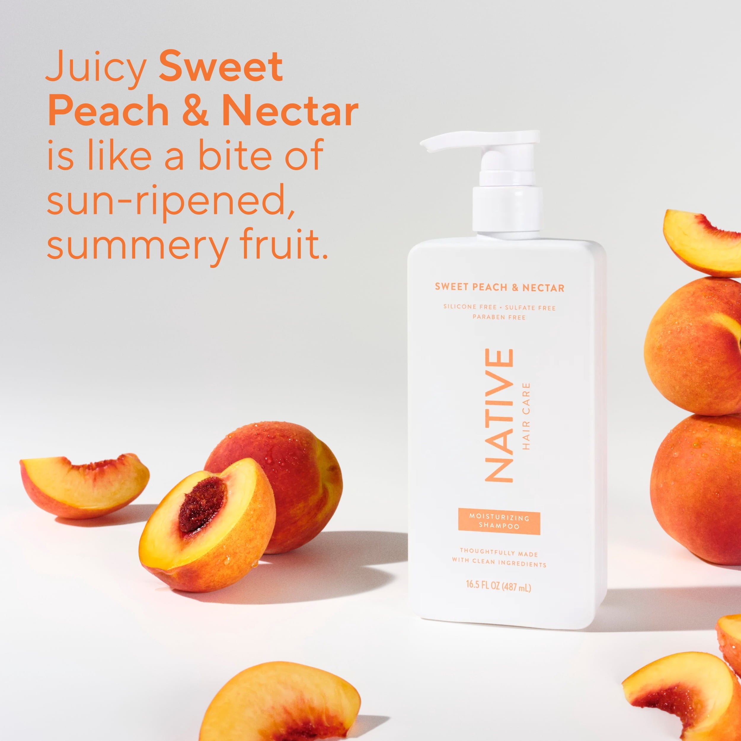 Moisturizing Shampoo Sweet Peach and Nectar 16.5 fl oz