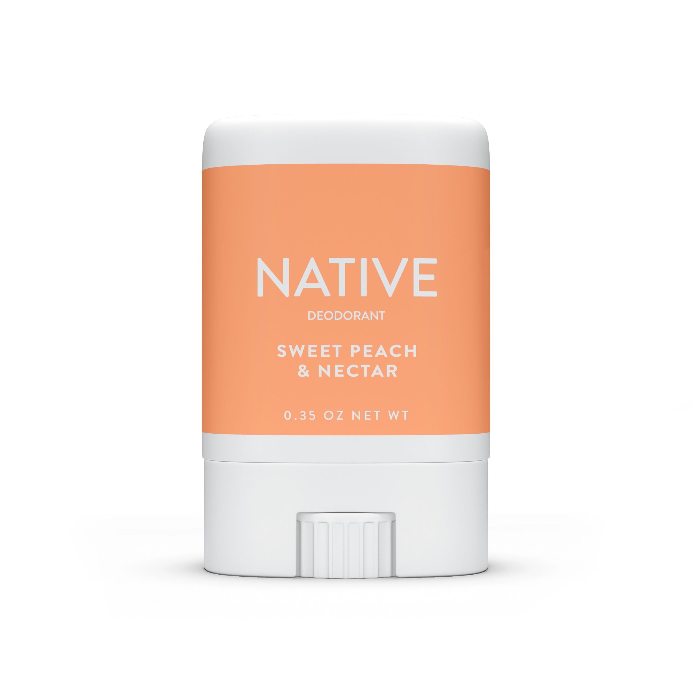 (3 pack) Native Deodorant Sweet Peach &amp; Nectar Mini Travel Size 0.35 oz.