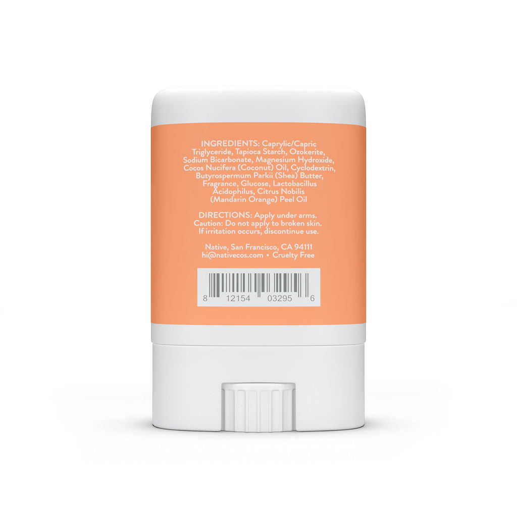 (3 pack) Native Deodorant Sweet Peach &amp; Nectar Mini Travel Size 0.35 oz.