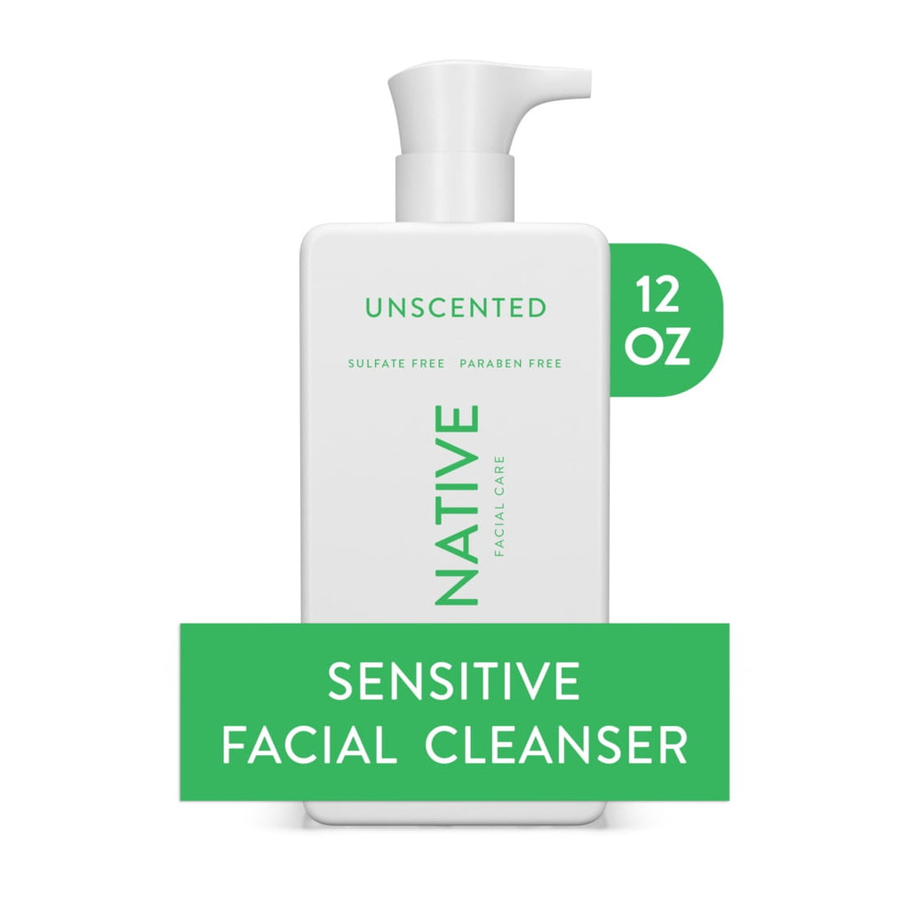 Sensitive Facial Cleanser Unscented Sulfate-Free For All Skin Types 12 oz
