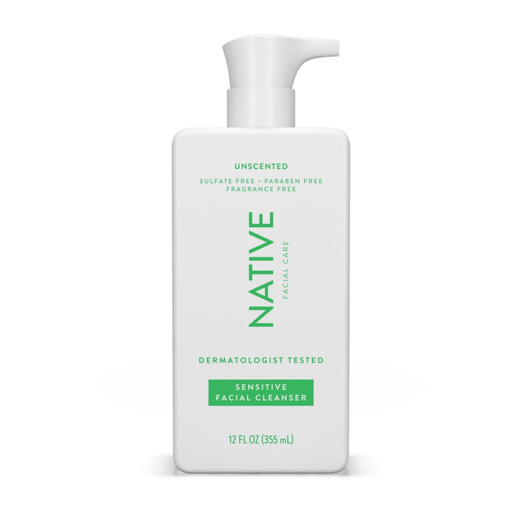 Sensitive Facial Cleanser Unscented Sulfate-Free For All Skin Types 12 oz