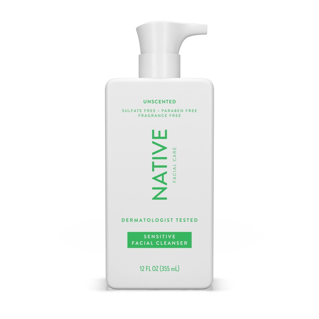 Sensitive Facial Cleanser Unscented Sulfate-Free For All Skin Types 12 oz