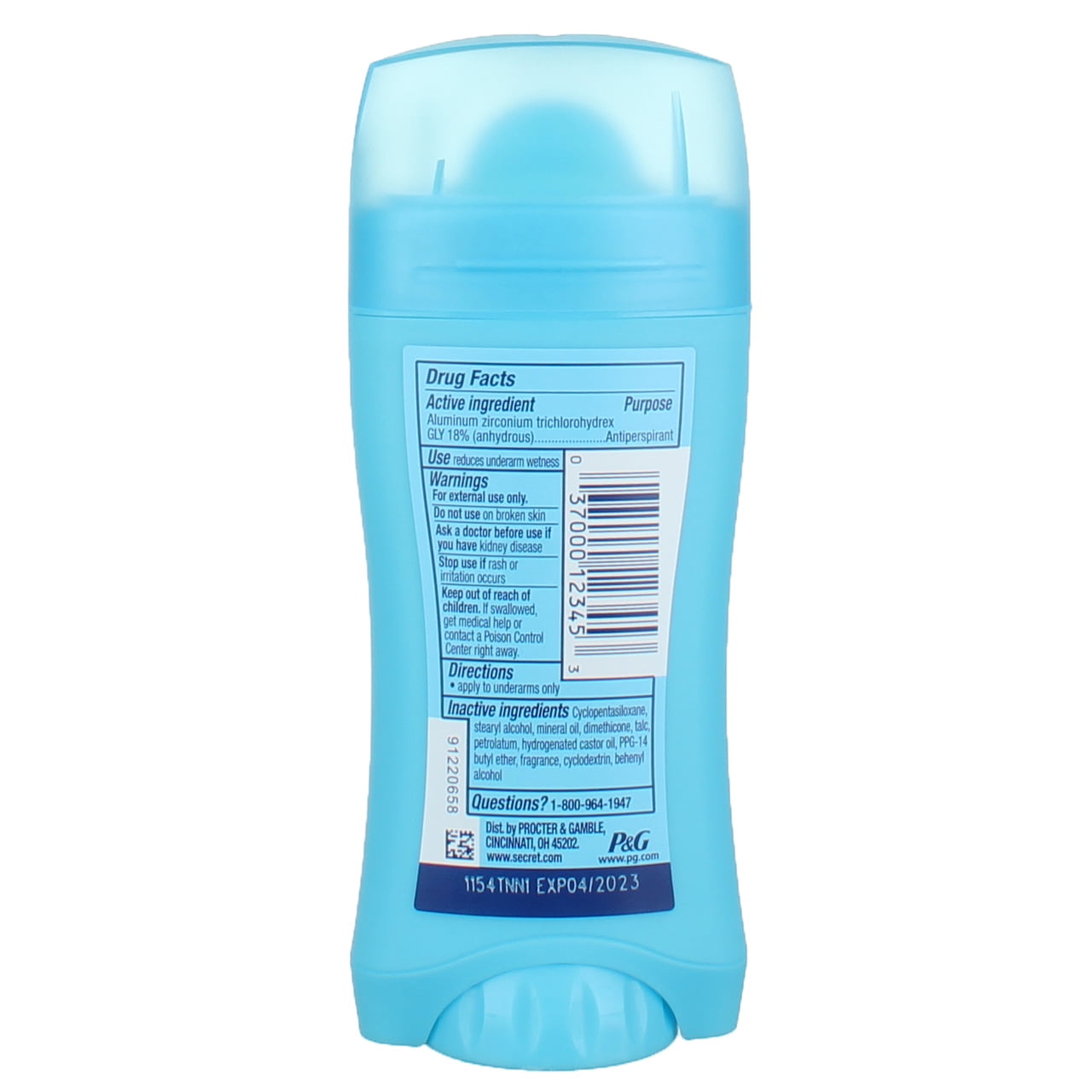 Original Shower Fresh Scent Women's Invisible Solid pH (Pack of 3)