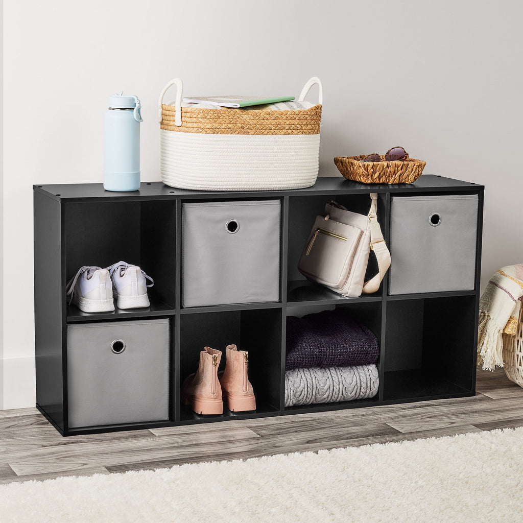 8 Cube Storage Organizer, Black