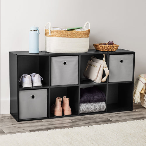 8 Cube Storage Organizer, Black