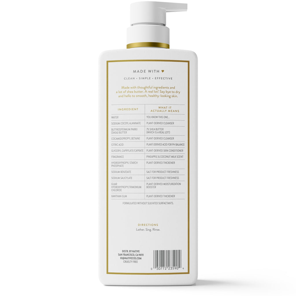 Pineapple &amp; Coconut Milk Moisturizing Body Wash 22 fl oz