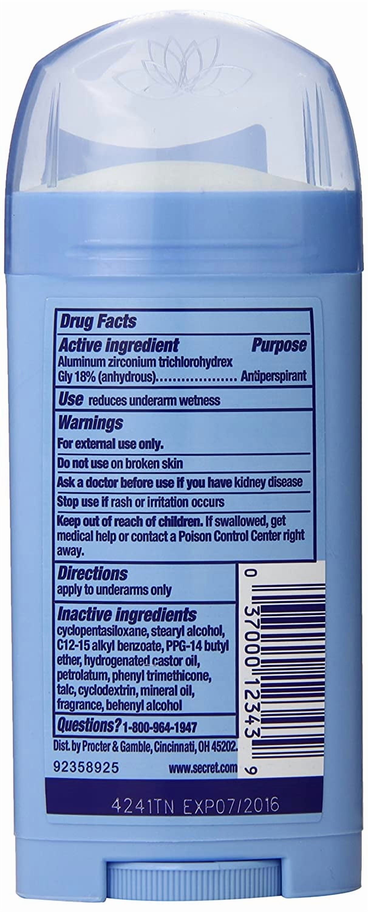 Anti-Perspirant Deodorant, Invisible Solid, Powder Fresh 2.60 oz (Pack of 2)