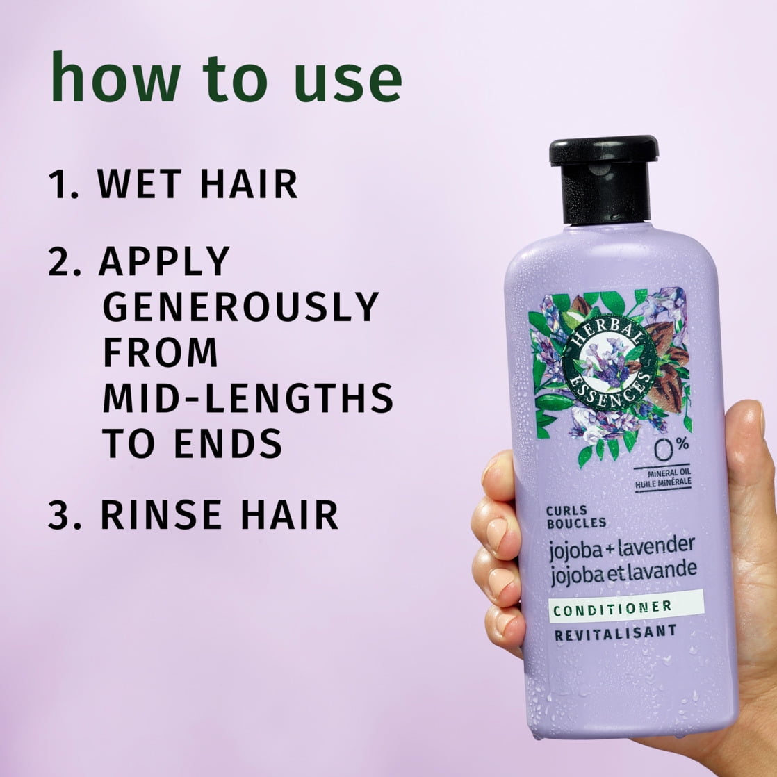 Jojoba Oil &amp; Lavender Curls Conditioner, for, 13.5 fl oz