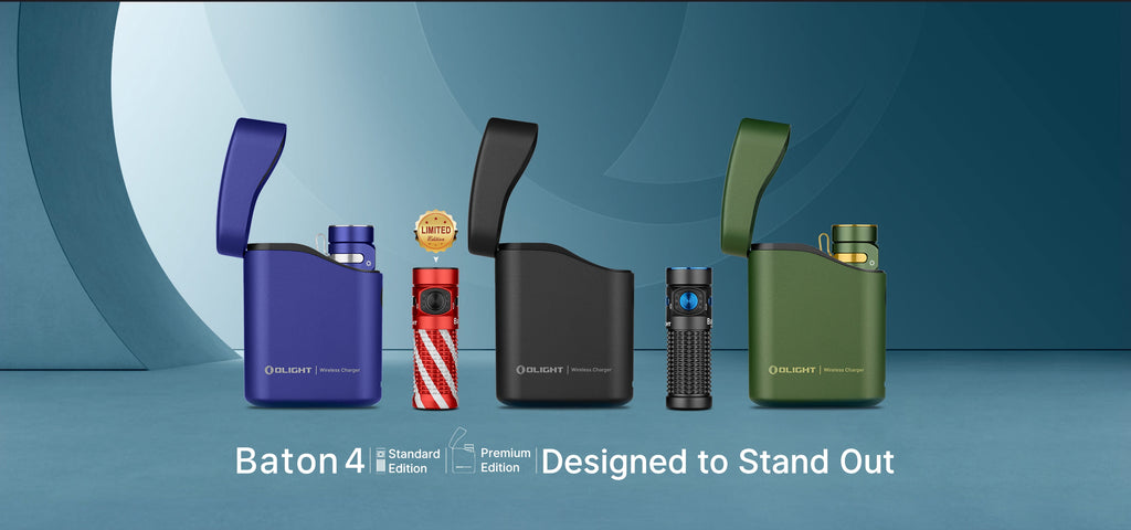 Baton 4 1300 Lumen Rechargeable EDC Flashlight + LumenTac Organizer