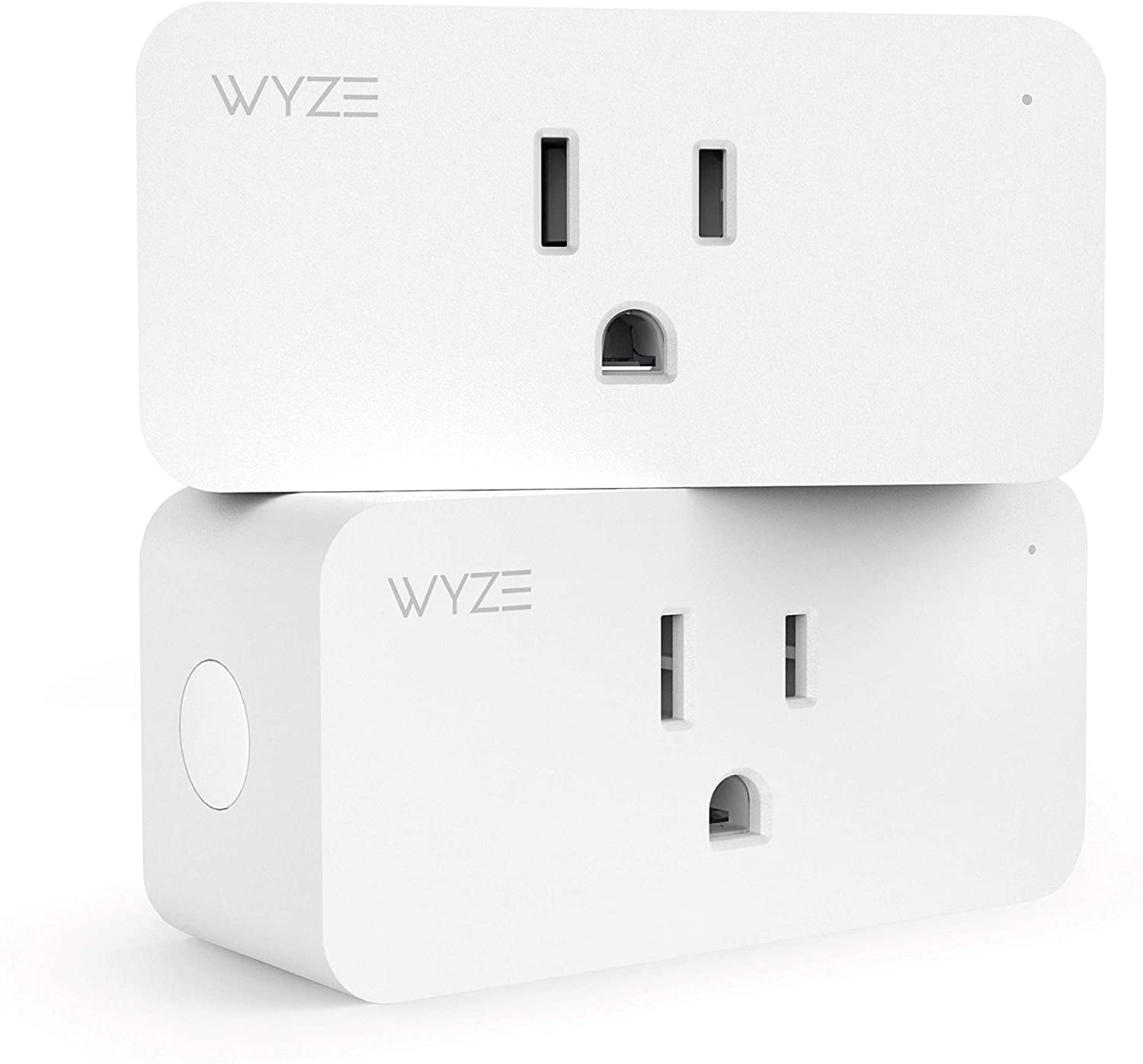 Smart Home Smart Plug, Wifi Enabled, Two-Pack, White