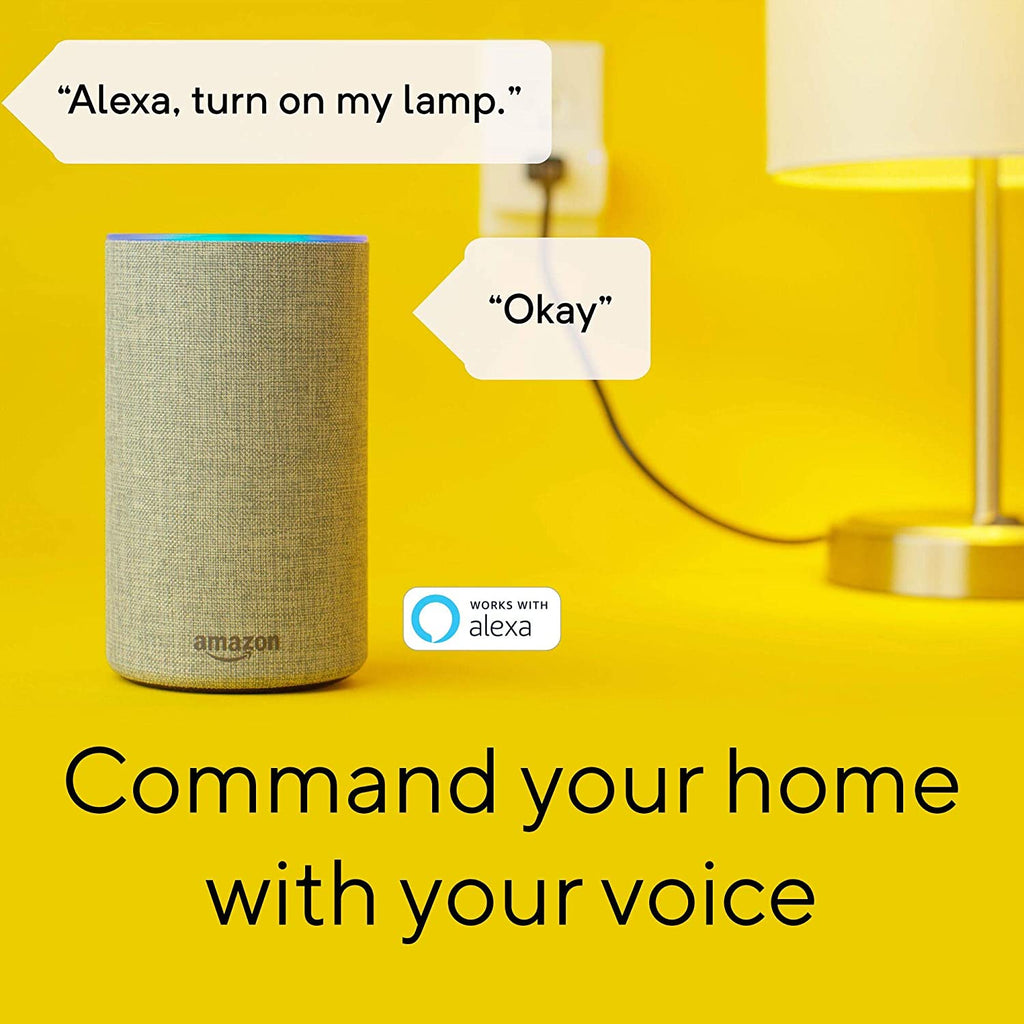 Smart Home Smart Plug, Wifi Enabled, Two-Pack, White
