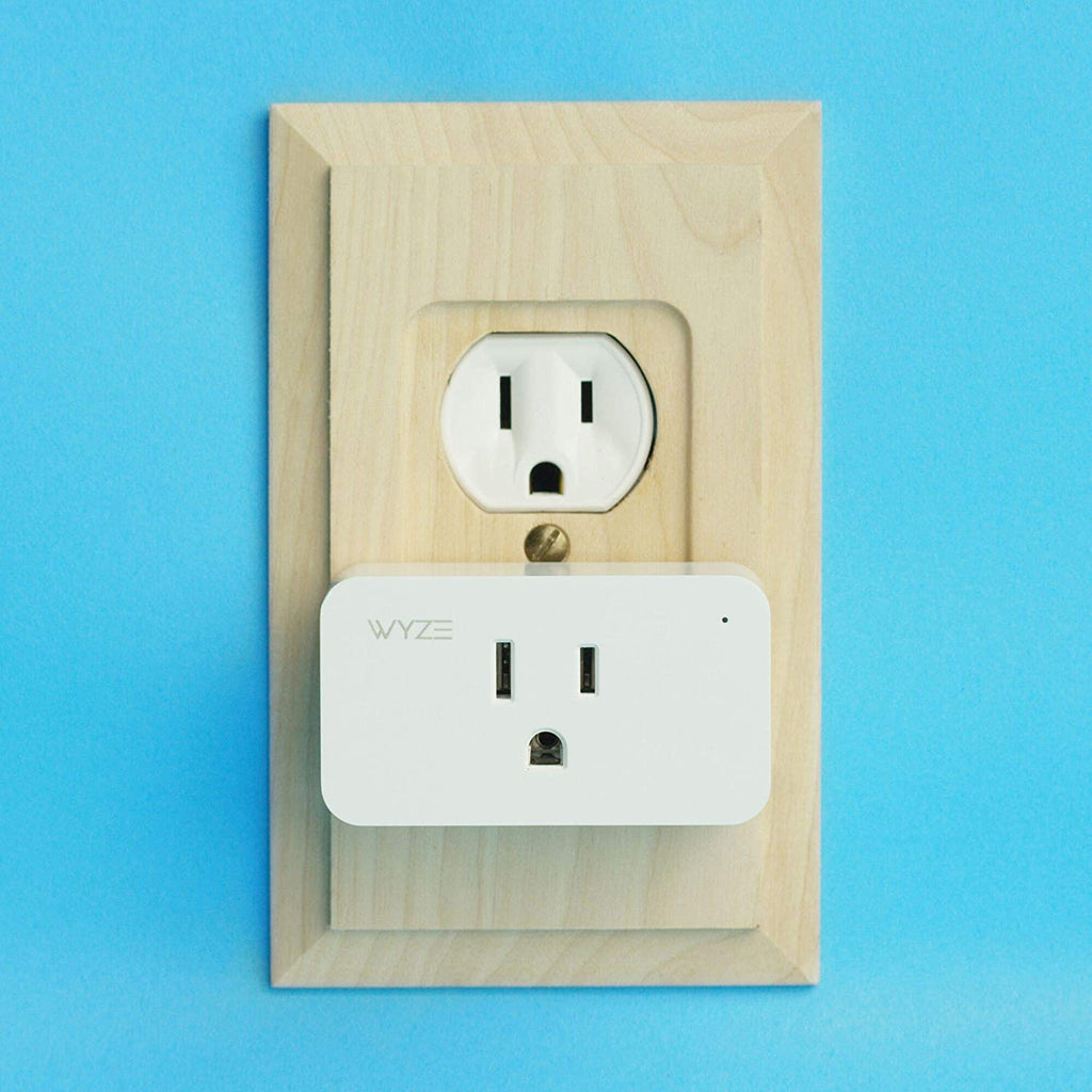 Smart Home Smart Plug, Wifi Enabled, Two-Pack, White