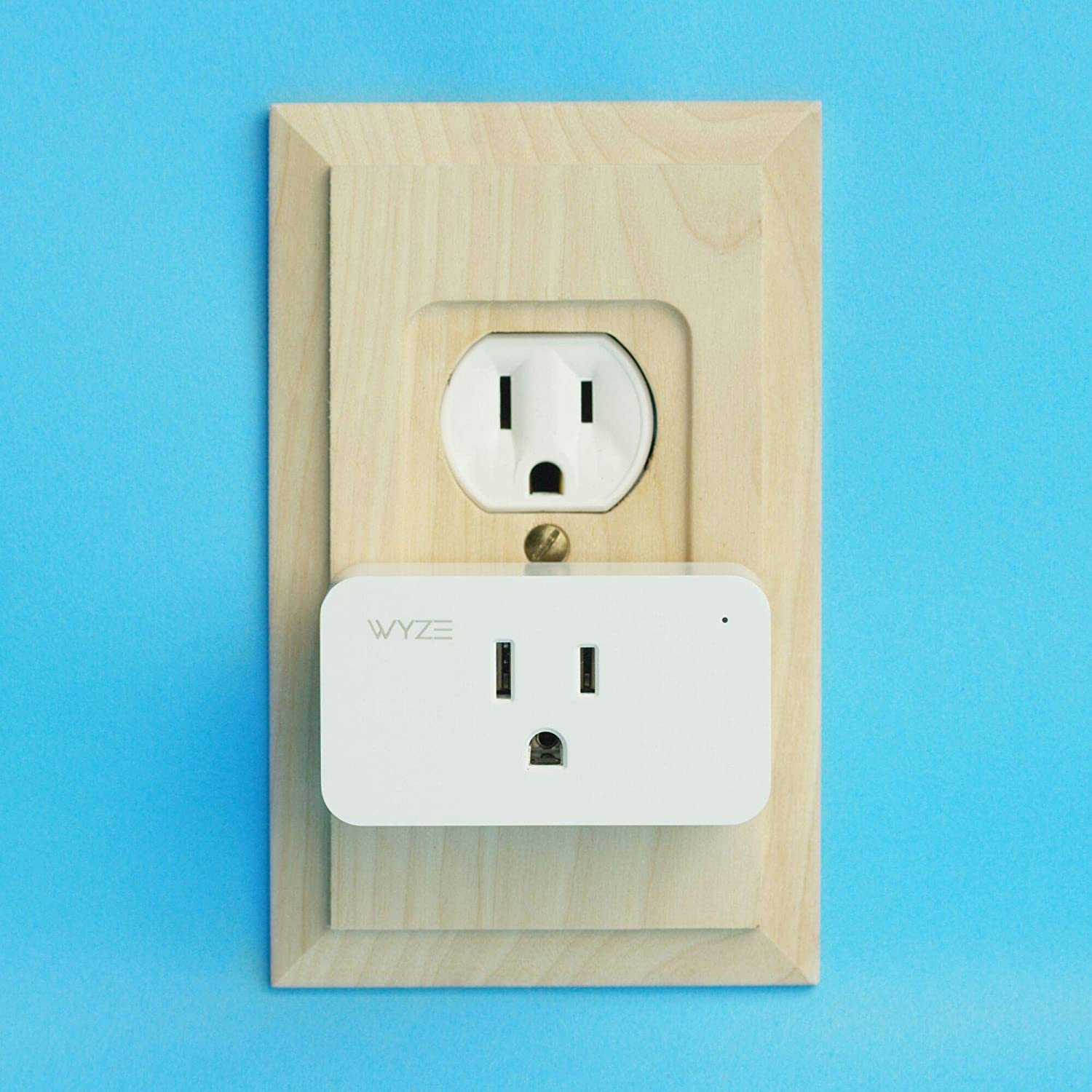 Smart Home Smart Plug, Wifi Enabled, Two-Pack, White
