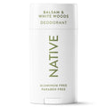 Aluminum Free Deodorant For Men, 72 Hour Solid Deodorant Stick, Balsam &amp; White Woods, 2.65oz