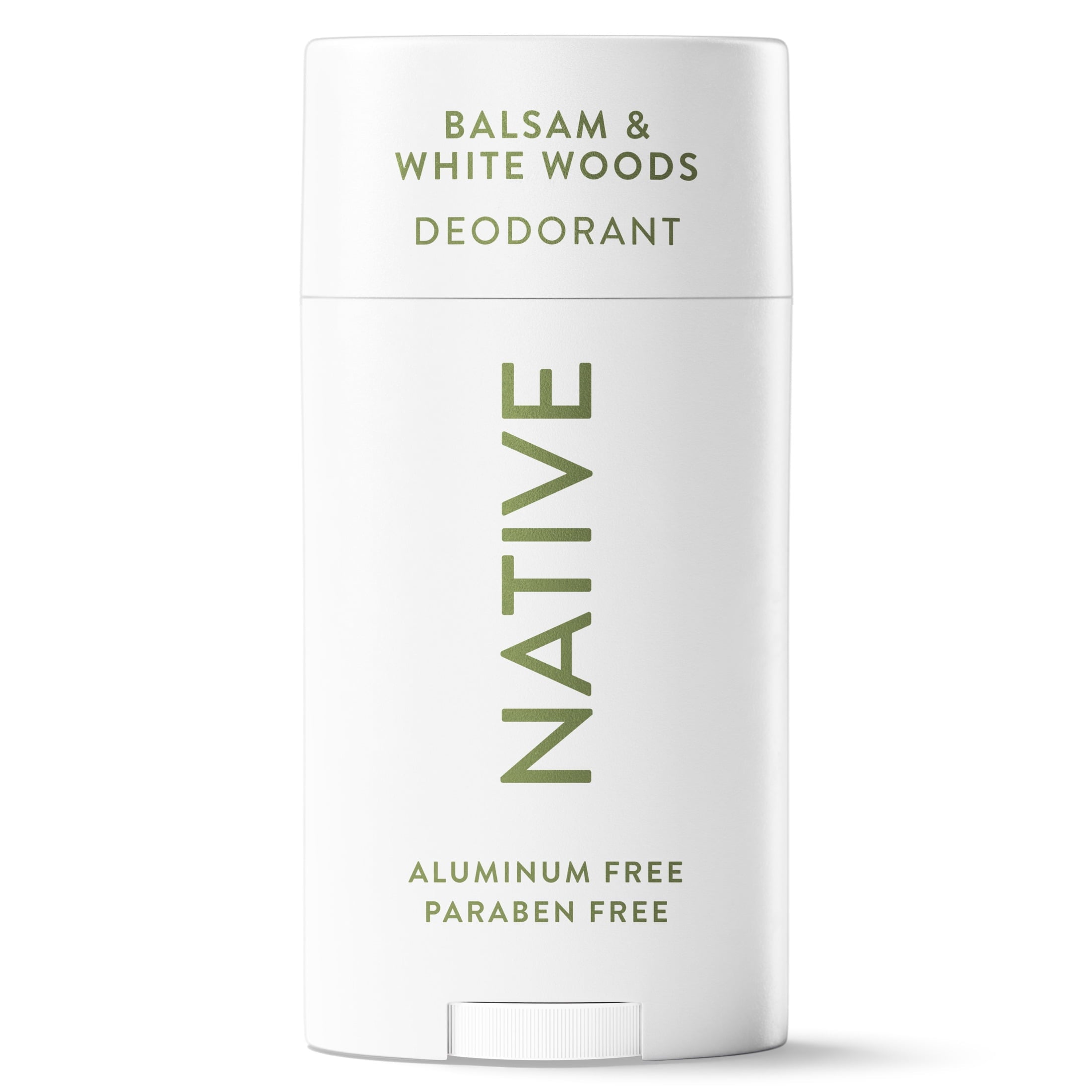 Aluminum Free Deodorant For Men, 72 Hour Solid Deodorant Stick, Balsam &amp; White Woods, 2.65oz