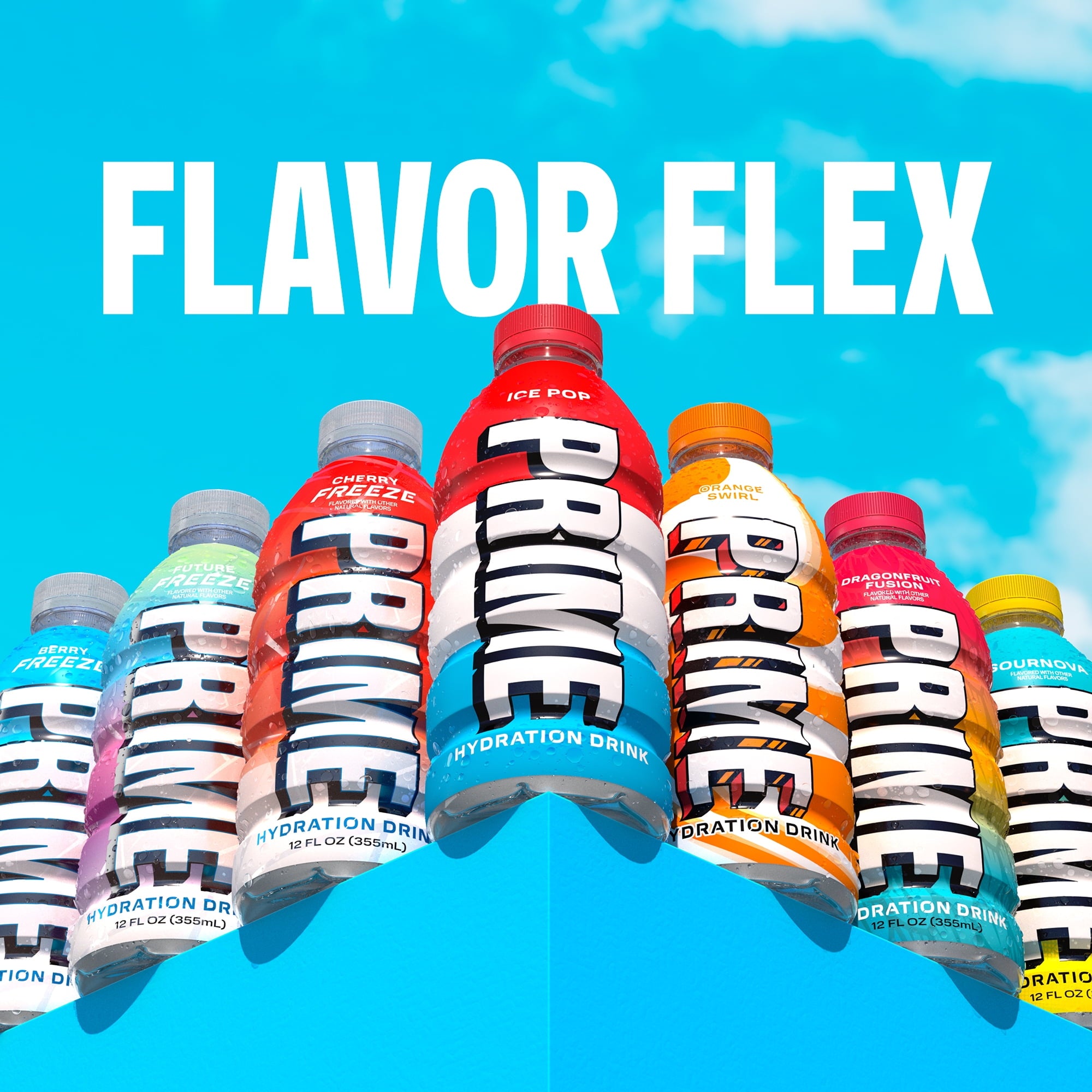 Sports Drink, Duo Pack, Cherry Freeze, Berry Freeze, 12 fl oz, 8 Pack, Bottles