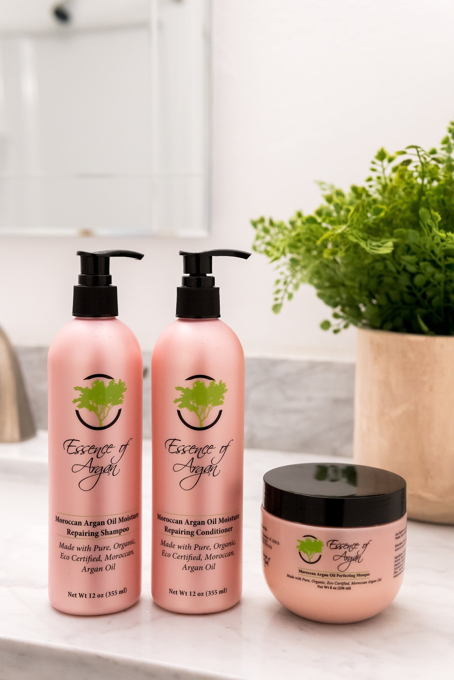 Of Argan Conditioner - Organic Argan Oil, Volume, Nourish, Restore - 355ml