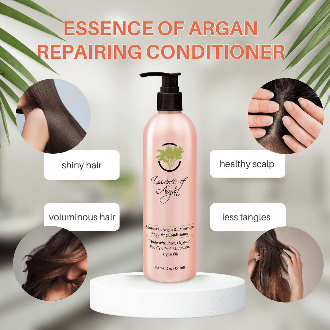 Of Argan Conditioner - Organic Argan Oil, Volume, Nourish, Restore - 355ml