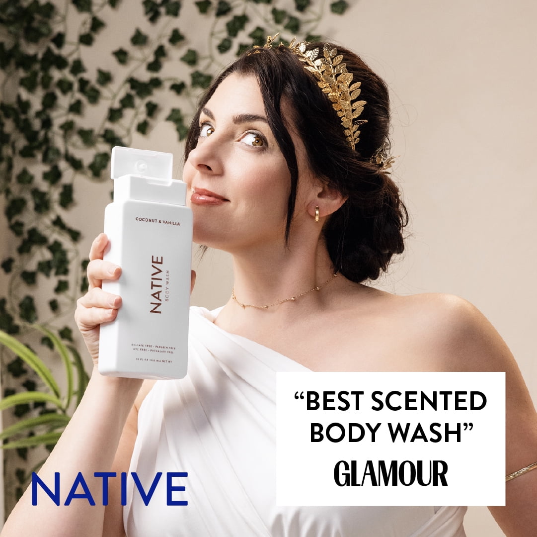 Body Wash, Citrus &amp; Herbal Musk, Sulfate Free, Naturally Derived Ingredients, 24hr Freshness, for Women &amp; Men, 36 fl oz