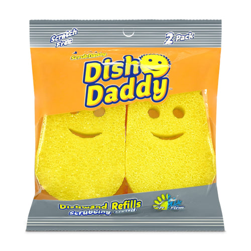 (4 pack) Dish Daddy Non-Scratch Scrub Dishwand Refills, 2 Count