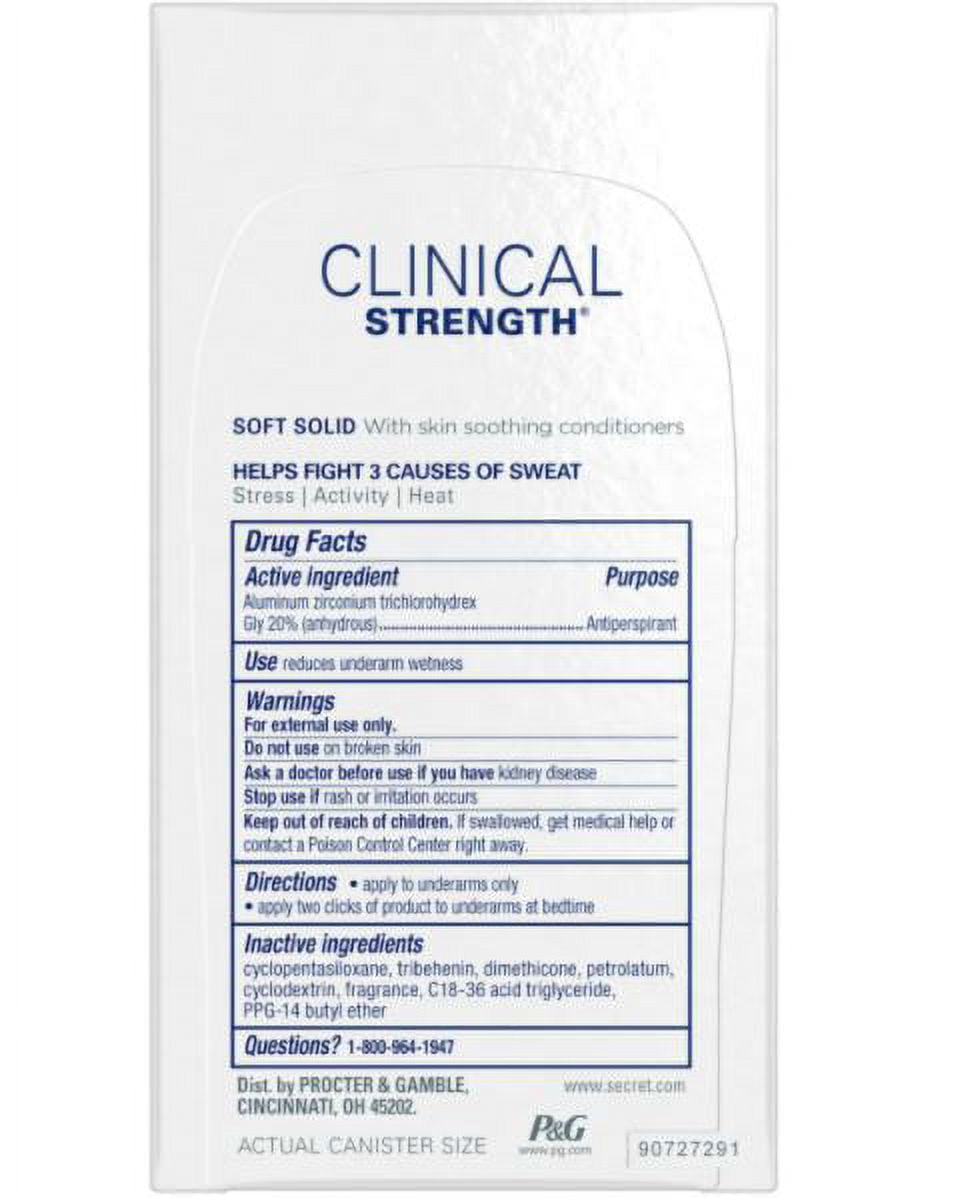 Clinical Strength Clear Gel Stress Response Deodorant, 1.6 oz (Pack of 6)