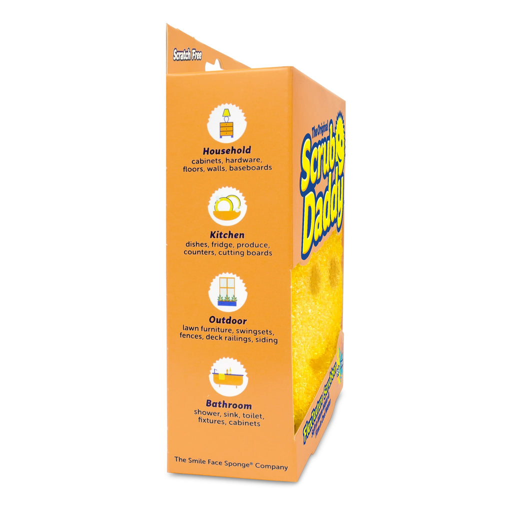 (3 pack) Scrub Daddy Original Sponge Scratch-Free Dish Scrubber, Kitchen &amp; Bath Cleaning Supplies. Scrubbies &amp; Esponjas De Fregar Platos