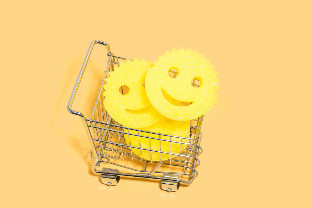 (3 pack) Scrub Daddy Original Sponge Scratch-Free Dish Scrubber, Kitchen &amp; Bath Cleaning Supplies. Scrubbies &amp; Esponjas De Fregar Platos