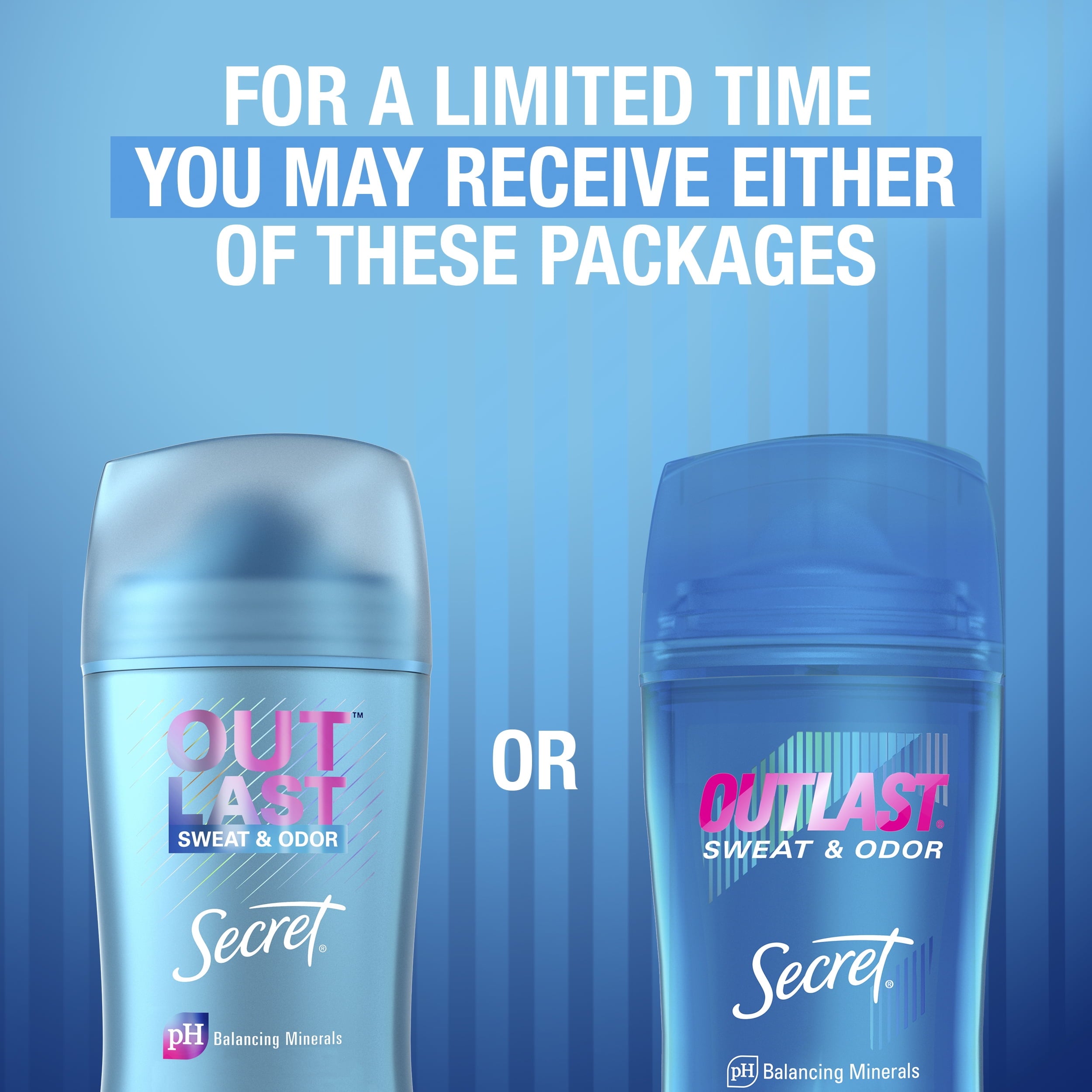 Outlast Invisible Solid Antiperspirant Deodorant, Completly Clean, 72 Hr Sweat &amp; Odor Protection, 2.6 oz
