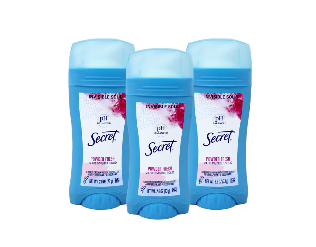 Sheer Dry Anti-Perspirant Deodorant Invisible Solid Powder Fresh - 2.6 Oz, 3 Pack