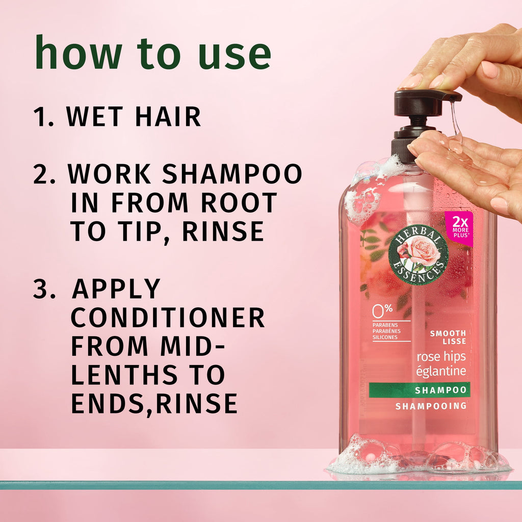 Rose Hips Smooth Shampoo, 33.8 fl oz