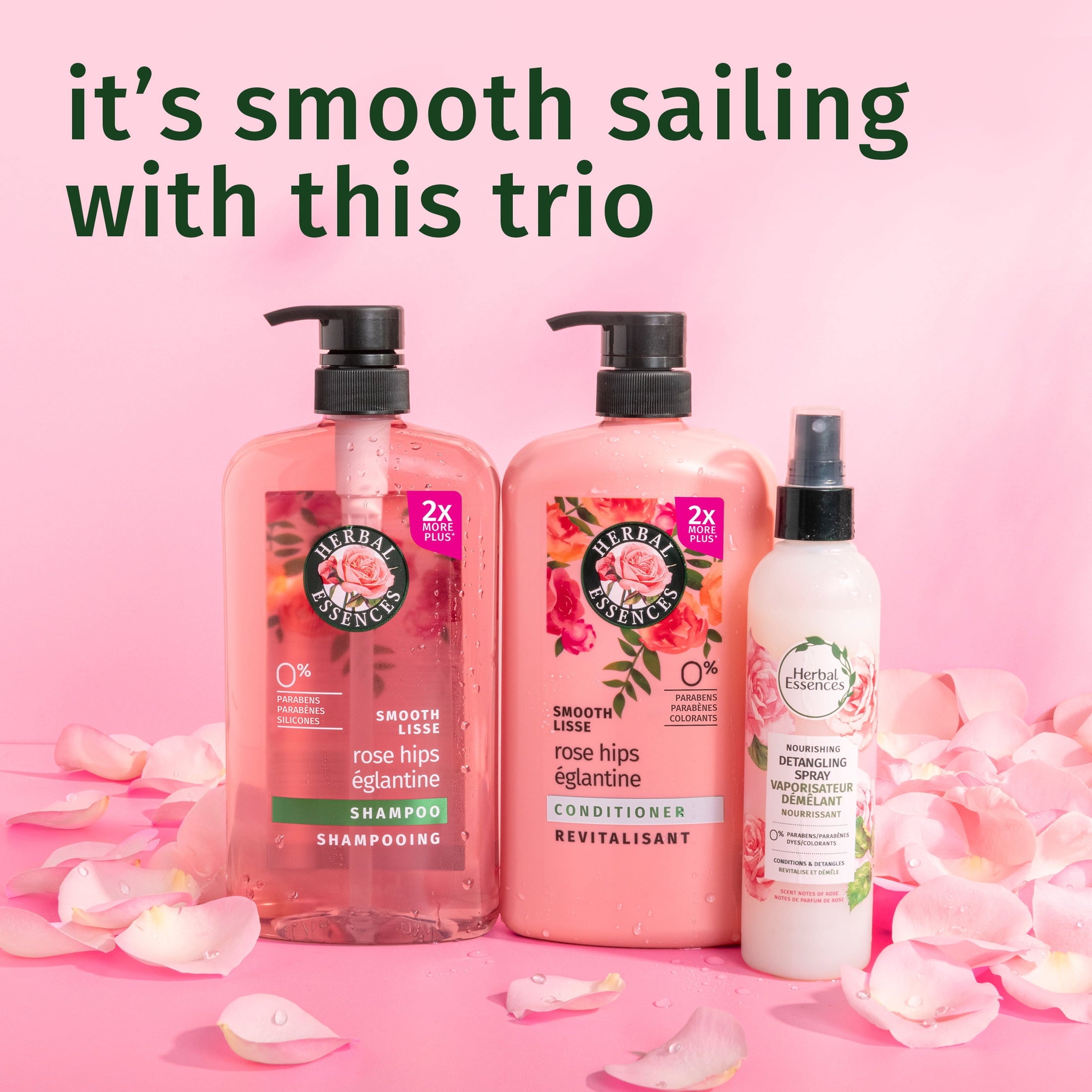 Rose Hips Smooth Shampoo, 33.8 fl oz