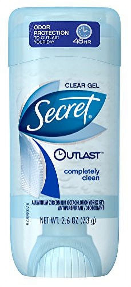 Outlast Completely Clean Scent Women's Clear Gel Antiperspirant &amp; Deodorant 2.6 Oz