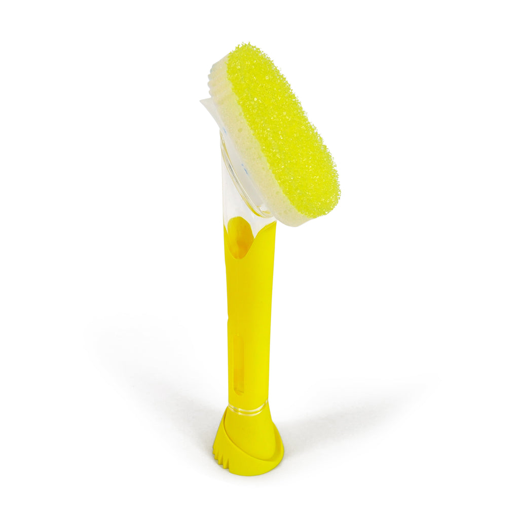Dish Daddy Non-Scratch Sponge Dishwand with Non-Scratch Scrub Dishwand Refills, 3 Count