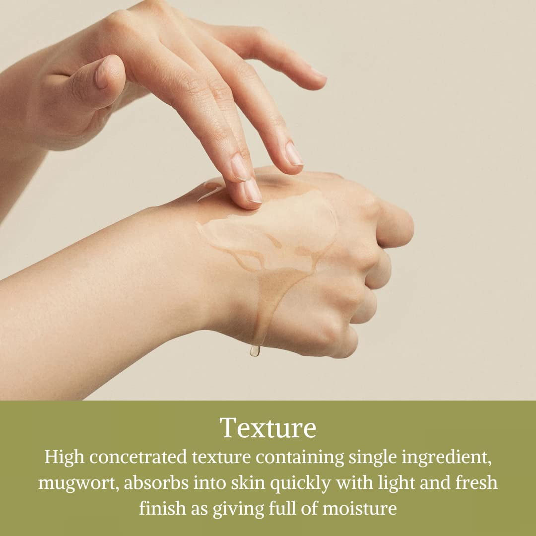 Mugwort Essence 5.4 Fl Oz | 100% Vegan Mugwort Extract - Soothe Sensitive and Irritated Skin, Redness Relief, Refreshing, Hydrating toner | All Skin Types, PETA approved
